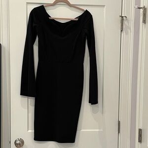 Chic Black Long Sleeve Dress